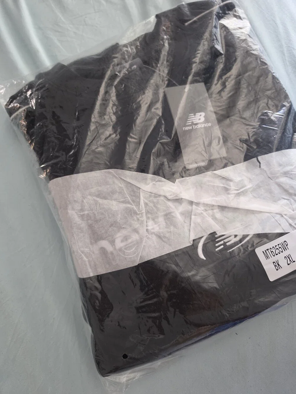 New Balance SEALED! NWT! Trackside Fleece Crew in Black. Sz 2XL. R2S!